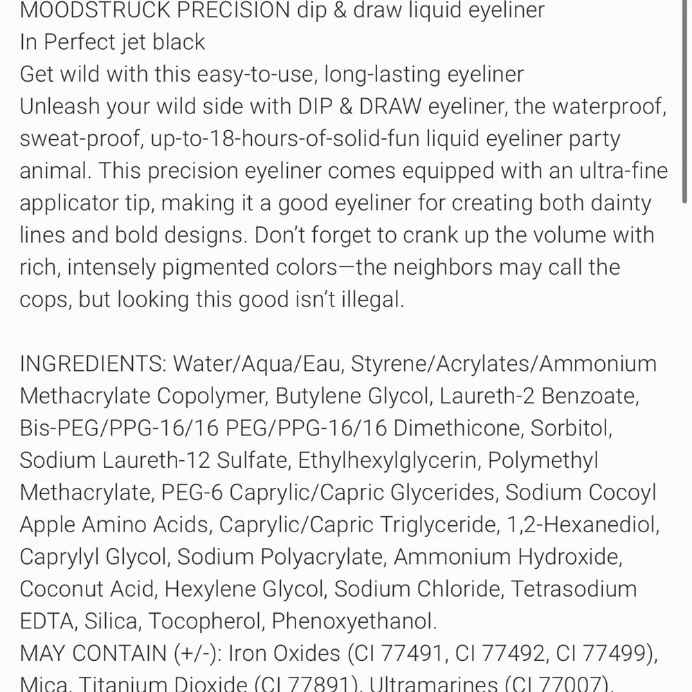 NEW YOUNIQUE Moodstuck Eyeliner in Perfect